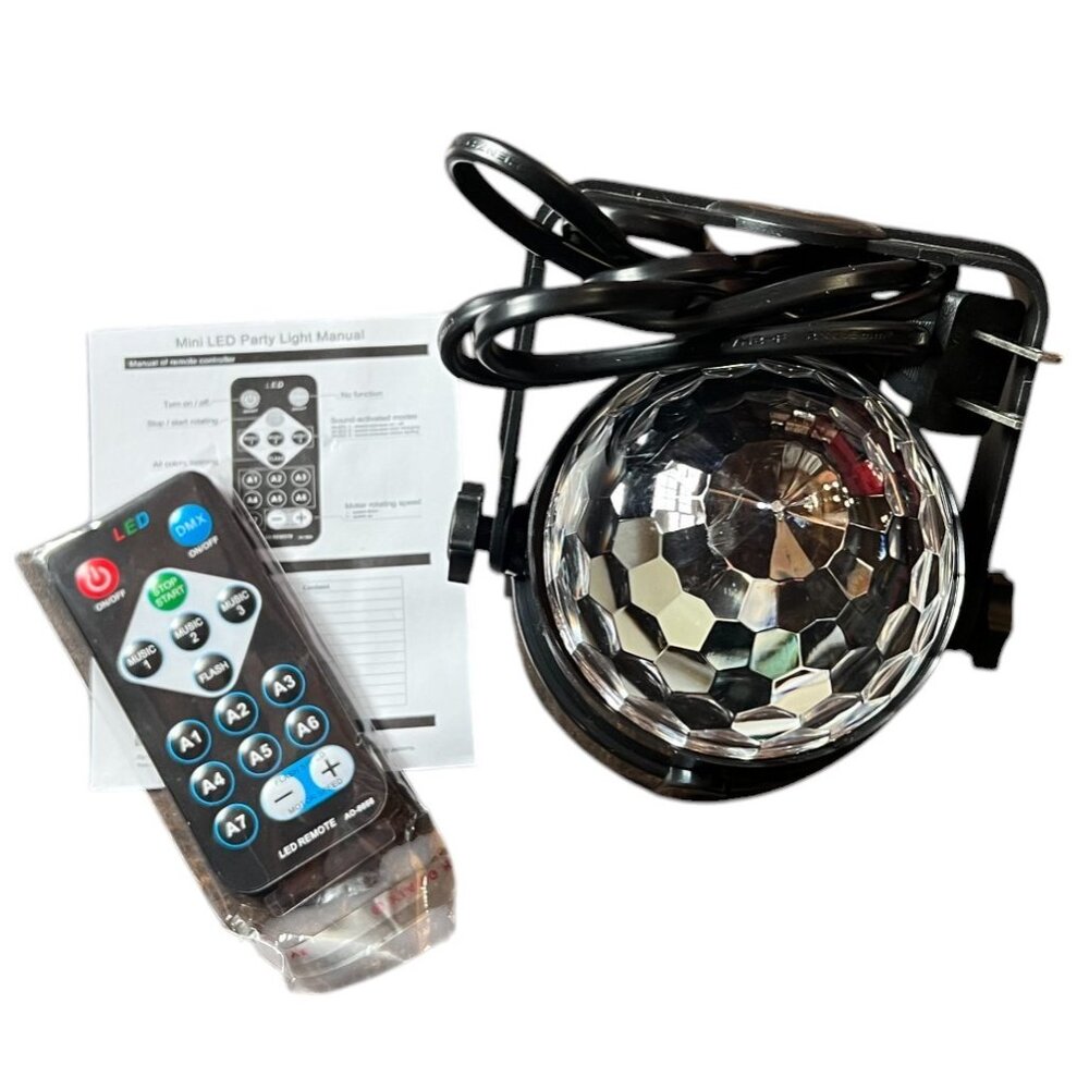 LED Party Light Disco Ball with Remote Control - Picture 4 of 7